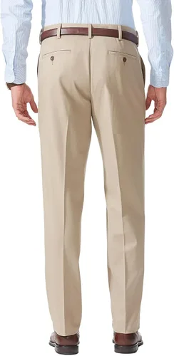 Vista 2 de Dockers Pantalones caqui cómodos de ajuste relajado para hombre