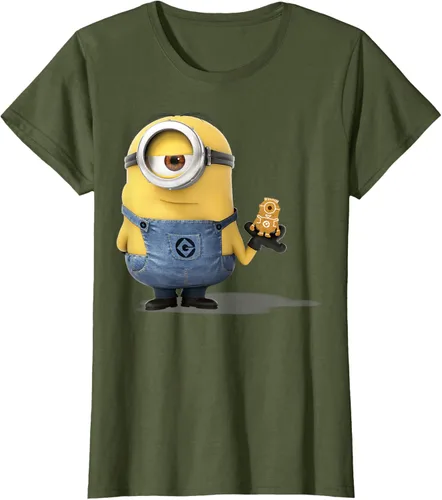 Vista 76 de Camiseta Despicable Me Minions Holding A Ginger Bread Minion Retrato Pequeña