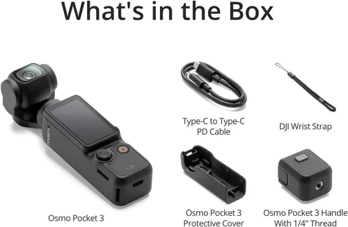 Vista 7 de DJI Osmo Pocket 3, cámaras de vlogging con CMOS de 1'' y cámara de vlog 4K/120fps, estabilización de 3 ejes, enfoque rápido, seguimiento