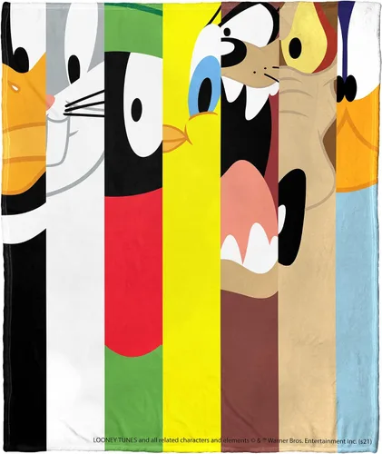 Vista 11 de Northwest Looney Tunes - Manta de seda táctil, 50 x 60 pulgadas, cuenco de cereales