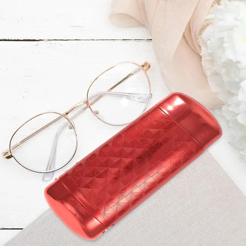 Vista 8 de TENDYCOCO Caso de gafas de sol Caso duro de aluminio para gafas para adultos (plata)