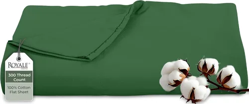 Vista 24 de Royale Linens Sábana encimera de 300 hilos de 100 % algodón peinado de fibras largas, súper suave, sábana encimera de tamaño individual se vende por