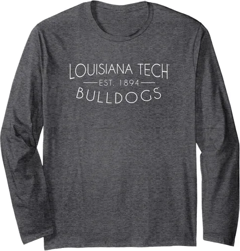 Vista 3 de Louisiana Tech Bulldogs - Camiseta de manga larga, Negro