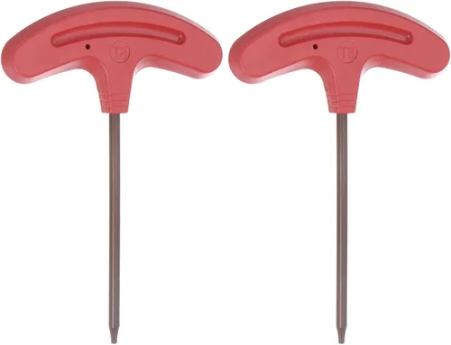 Vista 7 de HARFINGTON 2 unids Torx Destornillador T6 S2 Acero T Mango Estrella Llave Llave Llave para CNC Lather Tool Holder