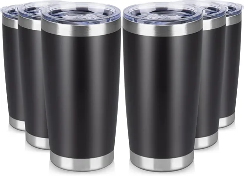 Vista 30 de Vaso Térmico de 20 oz de Acero Inoxidable Vasos Térmicos a Granel con Tapa Aislamiento de Doble Pared Tazas de Café Térmicas para Bebidas Calientes