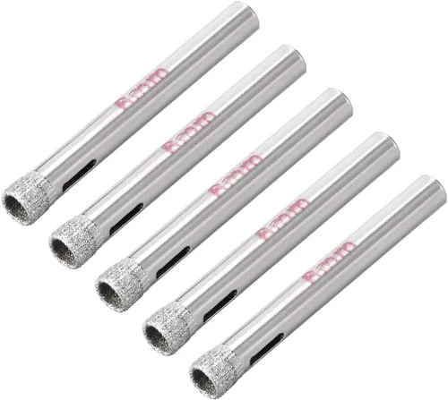 Vista 12 de uxcell Brocas de diamante de 0.157 in, sierras de agujero para azulejos de vidrio, porcelana, mármol, botellas de cerámica, ollas de ladrillo