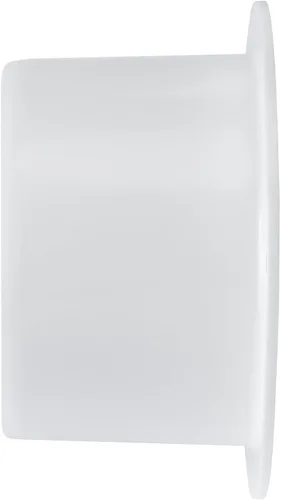 Vista 9 de Vent Systems Brida de conector de conducto de ventilación de aire blanco de 4 pulgadas, adaptador de tubo de ventilación de plástico HVAC con placa