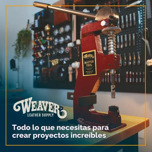 Vista 6 de Weaver Leather Supply Silent Poundo Board, tablero protector de goma autorreparable, herramienta de artesanía en cuero para martillar y más, 12 x 12
