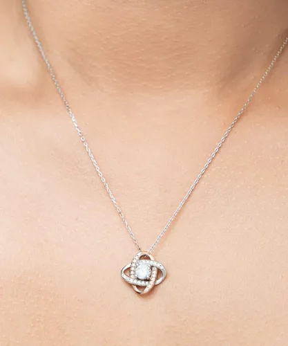 Vista 3 de Regalo de San Valentín - Mi Mundo eres tu, Regalo para Novia, Novia enamorada o Mujer, joyeria para enamoradas o Mujeres - Collar de oro de Corazon