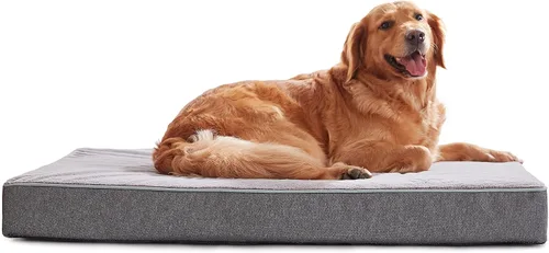 Vista 19 de WATANIYA PET Cama de Espuma Viscoelástica para Perros Medianos, Camas Refrescantes para Perros Medianos, Cama Ortopédica Lavable para Mascotas