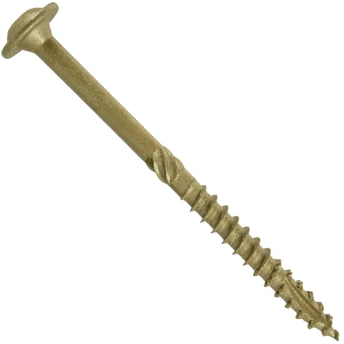 Vista 6 de Jake Sales Tornillo de retraso de construcción #17 x 4 - Tornillo de retraso estructural resistente con accionamiento Torx/Star Drive