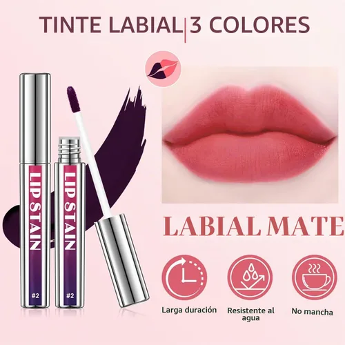 Vista 5 de 3 unidades de tinte de labios despegable, tinte de labios de larga duración, delineador de labios impermeable, delineador de labios que se despega