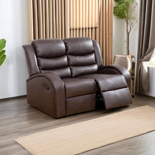 Vista 31 de A Ainehome Sofá reclinable de lujo, juego de muebles de sala de estar, sofá reclinable para caravana, sofá biplaza reclinable, para sala de estar