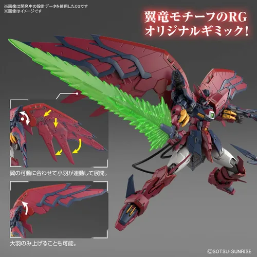 Vista 10 de Bandai Hobby - Gundam Wing - #38 Gundam Epyon, Bandai Spirits RG 1/144 Model Kit