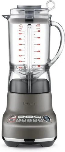 Vista 7 de Breville BBL620BTR Licuadora Fresh and Furious, Black Truffle Blend smoothies and crush ice with a high-torque motor, multiple speed settings and