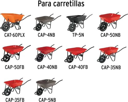Vista 3 de Soporte de eje y eje para carretilla