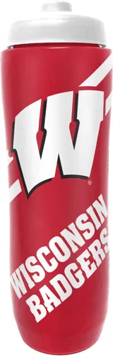 Vista 14 de Party Animal NCAA Texas A&M Aggies - Botella de agua exprimible Slim, lightweight BPA-free sports water bottle with quick-flow squeeze; fits