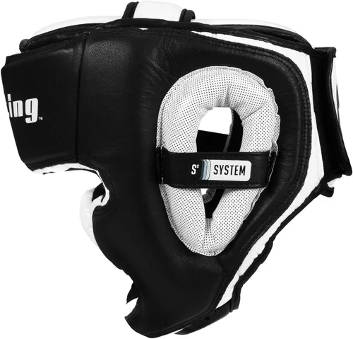 Vista 3 de Fighting Sports S2 Gel Full Training Headgear, Negro/Blanco, Regular