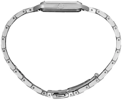 Vista 3 de SEIKO Esfera rosa malva de cuarzo Essentials SS, Rosado, Reloj de cuarzo