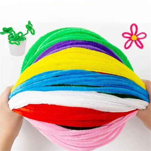 Vista 4 de Pipe Cleaners Chenille Pipe Cleaners 100-1500PCS Colorful Twist Color mixing