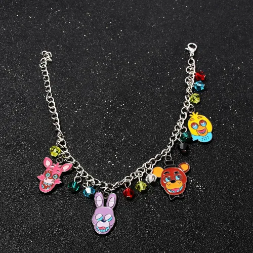 Vista 5 de FNAF - Insignia de guardia de seguridad Pin de guardia nocturno de Freddy Fazbear Regalos de disfraz de la FNAF para niños, hombres, mujeres