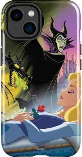 Vista 5 de Skinit Impact - Funda compatible con iPhone 14 Plus, diseño animado de Disney Cruella con licencia oficial Negro - L06
