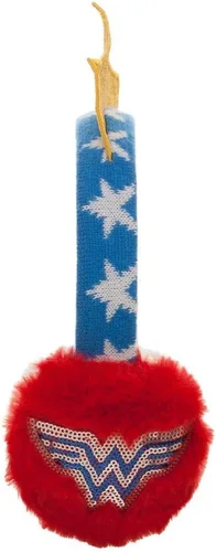 Vista 3 de Bioworld DC Comics Wonder Woman - Orejeras de lentejuelas con tiara
