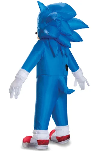 Vista 5 de Disfraz Inflable de Sonic the Hedgehog para Niños Multicolor
