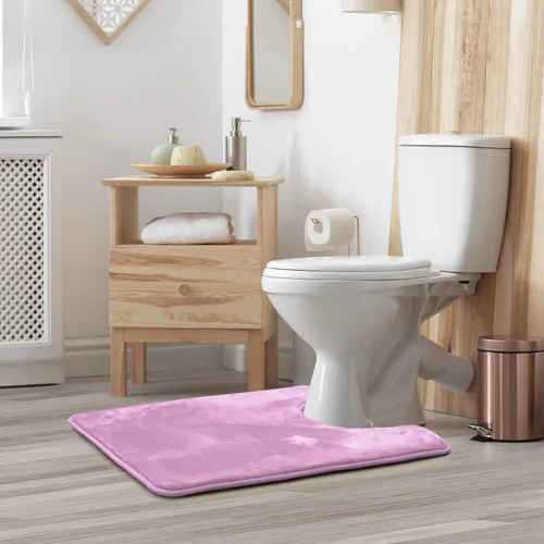 Vista 83 de Clara Clark Alfombra de Baño 24" x 17" - Alfombras de Baño, Tapete de Baño de Espuma Viscoelástica, Afelpado, Acogedor, Ultra Suave, Antideslizante