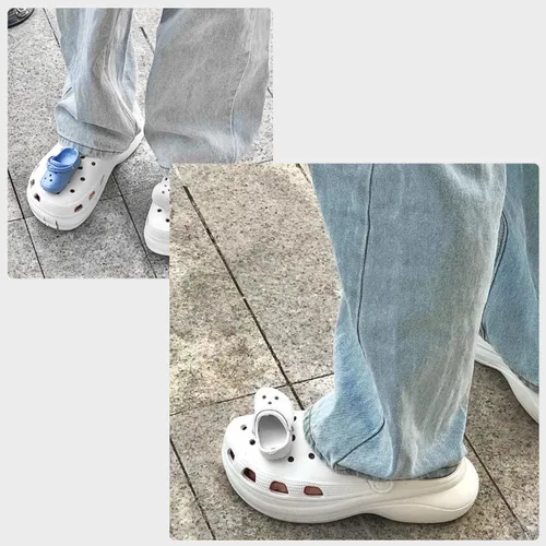 Vista 6 de LacesUS 4 dijes de repuesto para Crocs Jibbitz zapatos, mini dijes de decoración de zapatos para adultos, niñas, adolescentes, niños y sandalias