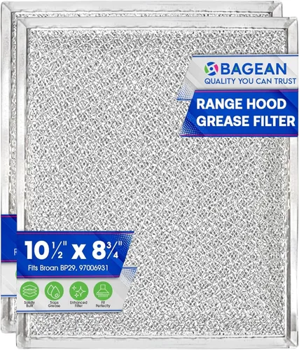 Vista 7 de Bagean Filtro de ventilación para campana de estufa de 10.5 x 8.75 pulgadas 97006931 compatible con filtro de campana Broan BP29 – Filtros
