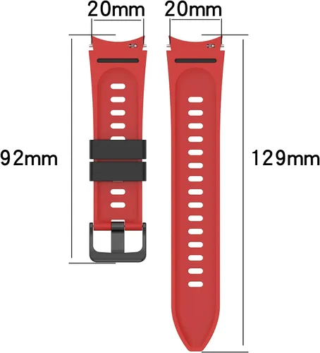 Vista 8 de VeveXiao Correa deportiva compatible con Samsung Galaxy Watch 5 Pro de 1.772 pulgadas/Watch 4 Classic 1.654 pulgadas/1.811 pulgadas, sin huecos