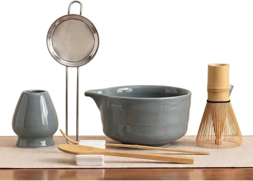 Vista 10 de YOLIFE Juego de batidor de matcha, kit de 7 piezas para ceremonia de té Verde Matcha