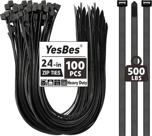 Vista 13 de 5000 bridas de 4 pulgadas, bridas pequeñas con resistencia a la tracción de 18 libras, bridas negras para uso en interiores y exteriores, bridas