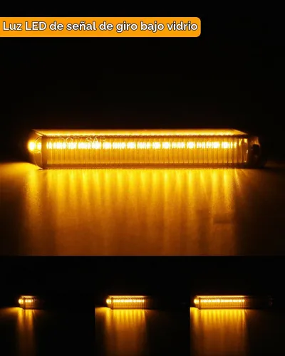Vista 2 de Luces direccionales de espejo lateral compatibles con F150 2004-2014/para Raptor 2010-2014/para Mark LT 2006-2008