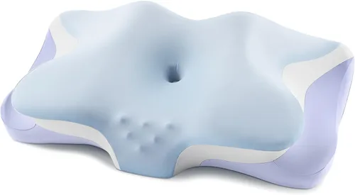 Vista 9 de DONAMA Almohada cervical del cuello del durmiente lateral de la capa doble