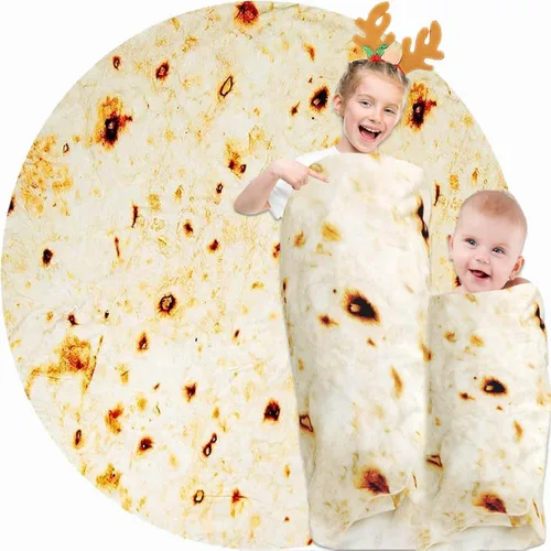 Vista 10 de Pepperoni - Manta de pizza para baby shower, elefante blanco, regalos para niños, mantas envolventes para niños y niñas, para fiestas, novedosas
