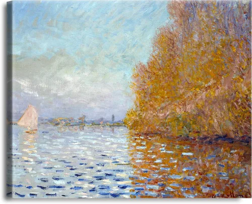 Vista 290 de A&T ARTWORK Antibes Seen from The Salis Gardens de Claude Monet Las Obras de Arte Clásico Mundial Reproducciones, Impresiones de Arte en Lienzo