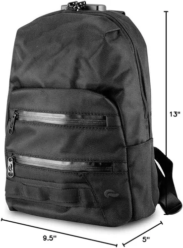 Vista 9 de Skunk Mini mochila a prueba de olores, Negro -, Mochila