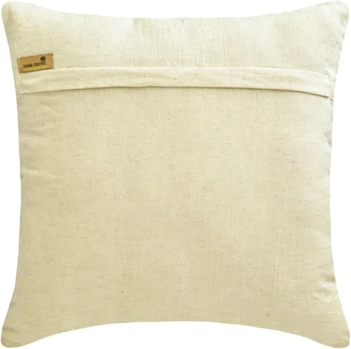 Vista 154 de The HomeCentric Funda de almohada con cremallera, funda de cojín azul de 12 x 12 pulgadas, funda de cojín de algodón bordado para sofá, diseño