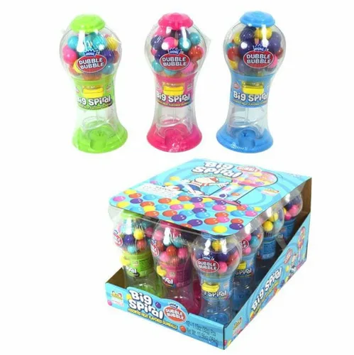 Vista 2 de Kidsmania Dubble Bubble Big Spiral Mini dispensador de chicles - Caja de 12