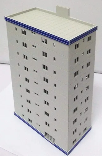 Vista 2 de Outland Models Sede del Departamento de Policía Ferroviaria/Edificio de Estación Escala N