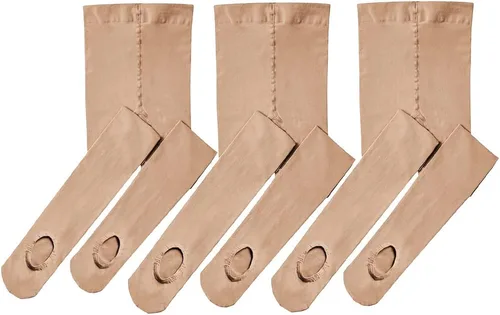 Vista 8 de Stelle Medias de ballet convertibles y de transición para niñas pequeñas Rosa ballet