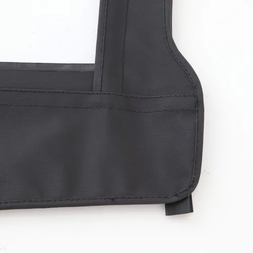 Vista 5 de Smittybilt Piel de repuesto para puerta superior con marco, diamante negro - 79435