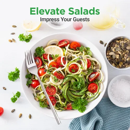 Vista 3 de NutriChef Picador eléctrico 3 en 1 de verduras, espiralizador y máquina de ensaladas, cortador de frutas, máquina trituradora en espiral, máquina