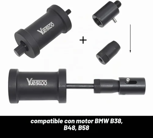 Vista 5 de Herramienta de extracción de inyector de combustible, kit de reemplazo e instalación de sello de inyector, compatible con BMW N14 N18 N20 N26 N47