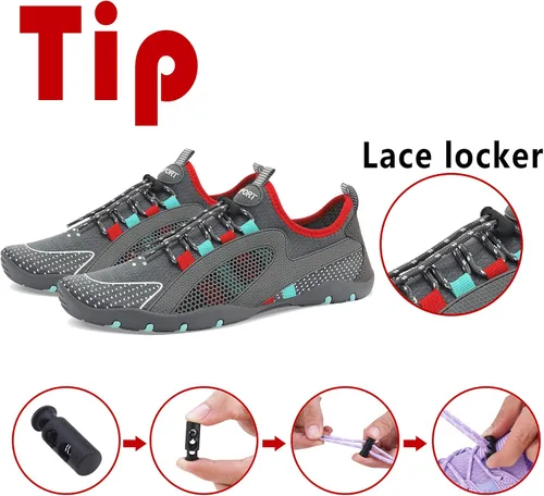 Vista 5 de Wyhan - Zapatos de agua para hombre y mujer, secado rápido, calcetines acuáticos, zapatos de buceo para playa, natación, surf, piscina, yoga