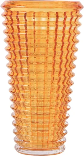 Vista 31 de MCMCNCUIU Juego de 4 jarrones de cristal, jarrones de cristal ámbar, jarrón de cristal para centros de mesa, moderno florero para sala de estar