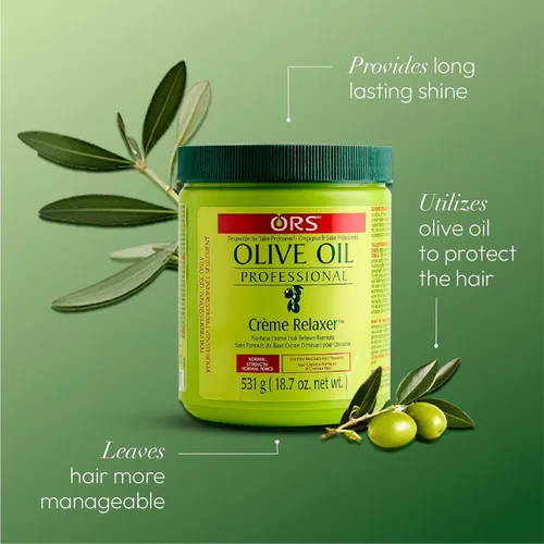 Vista 2 de ORS Aceite de oliva profesional crema relajante fuerza normal 18.75 onzas