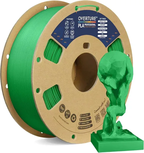 Vista 36 de Overture PLA Plus (PLA+) Filamento de 1/16 pulgadas, dureza mejorada con rollo PLA, con superficie de construcción 3D de 7.87 × 7.87 pulgadas, PLA